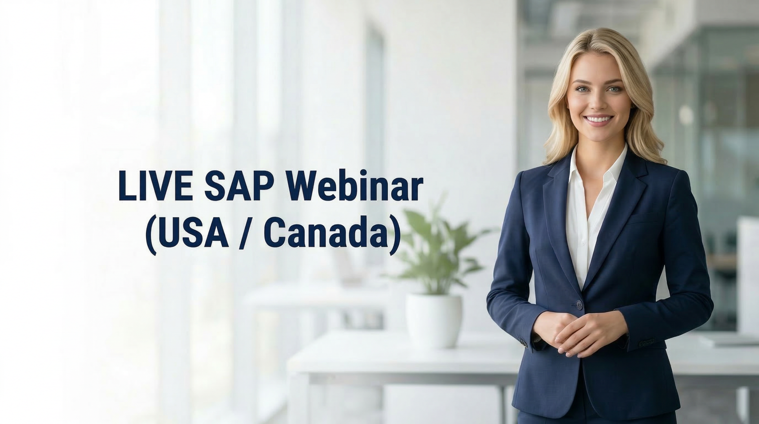 Live SAP Webinar USA and Canada